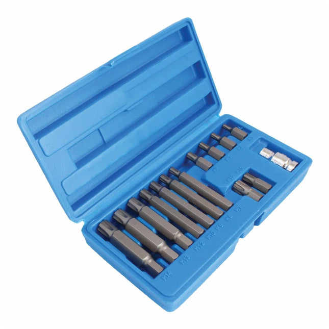 Chiave a bussola per viti con impronta RiBe esascanalata 14 Pezzi Officina Auto