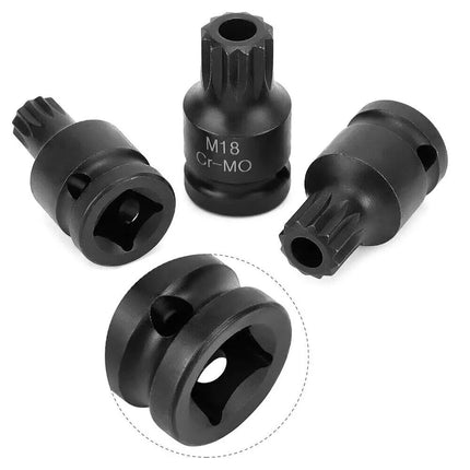 Chiavi Per Mozzi Ruota Testa Profilo XZN M14-M16-M18 Avvitatori Officina (6pz)