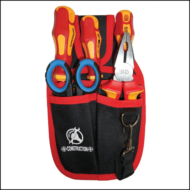 Trousse Per Elettricisti Con 4 Utensili VDE + Forbice - BIBA-RICAMBI